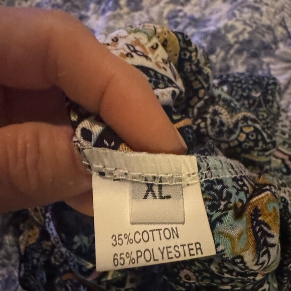 Bohemian Blue Paisley Romper - Picture 5 of 8